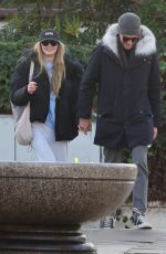 SOPHIE TURNER Out with New Boyfriend Peregrine Pearson In London 12/08/2023