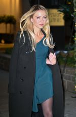 SYDNEY SWEENEY Heading to Kelly Clarkson Show in New York 12/12/2023