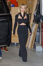 SYDNEY SWEENEY Leaves Kelly and Mark Show in New York 12/12/2023