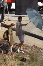 SYDNEY SWEENEY on the Set of Eden in Queensland 12/04/2023