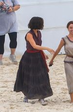 SYDNEY SWEENEY on the Set of Eden on the Beach in Gold Coast 11/29/2023