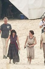 SYDNEY SWEENEY on the Set of Eden on the Beach in Gold Coast 11/29/2023