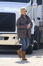 SYLVIA HOEKS on the Set of Hurricanna in Los Angeles 11/30/2023