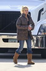 SYLVIA HOEKS on the Set of Hurricanna in Los Angeles 11/30/2023