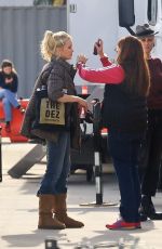 SYLVIA HOEKS on the Set of Hurricanna in Los Angeles 11/30/2023