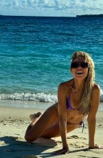 SYLVIE MEIS in a Purple Bikini at a Beach in Maldives 12/04/2023