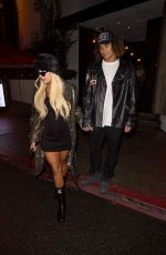 TANA MONGEAU on a Dinner Date at Catch Steak in West Hollywood 12/20/2023
