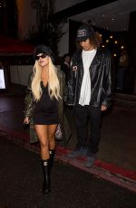 TANA MONGEAU on a Dinner Date at Catch Steak in West Hollywood 12/20/2023