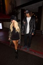 TANA MONGEAU on a Dinner Date at Catch Steak in West Hollywood 12/20/2023