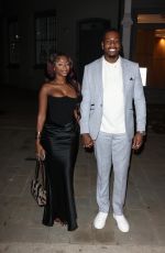 TANYA MANHENGA Arrives at The House of CB Christmas Party in London 11/29/2023