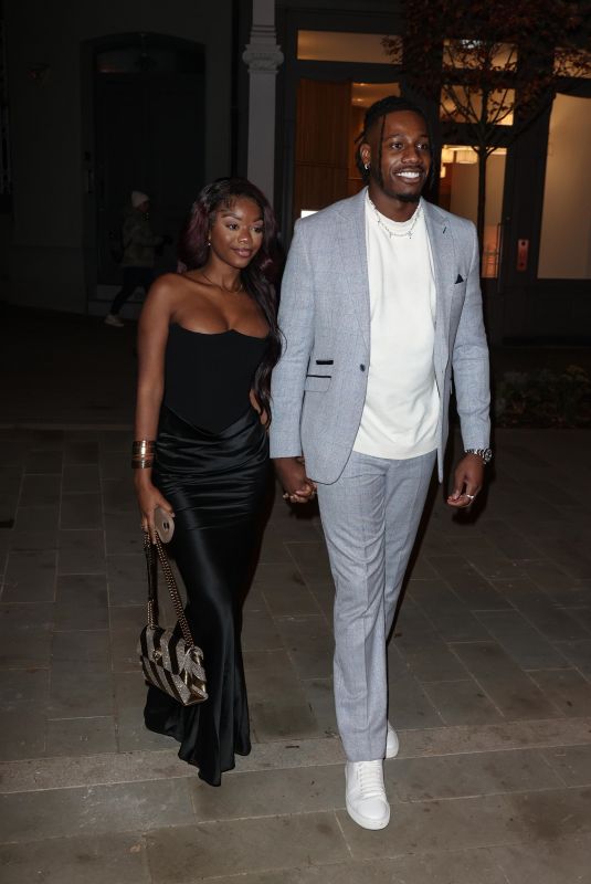 TANYA MANHENGA Arrives at The House of CB Christmas Party in London 11/29/2023