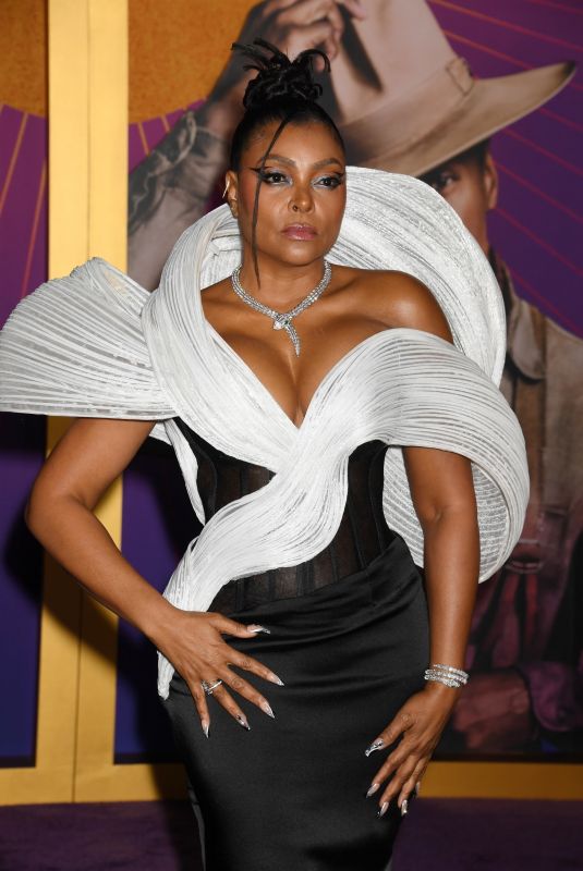 TARAJI P. HENSON at The Color Purple Premiere in Los Angeles 12/06/2023
