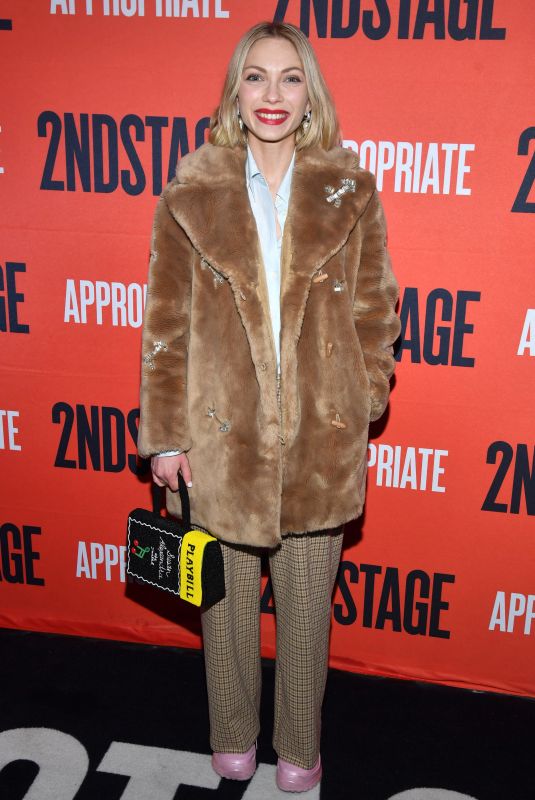 TAVI GEVINSON at Opening Night of Second Stage Theater Play Appropriate on Broadway at The Hayes Theater in New York 12/18/2023