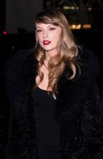 TAYLOR SWIFT Arrives at Poor Things Screening in New York 12/06/2023