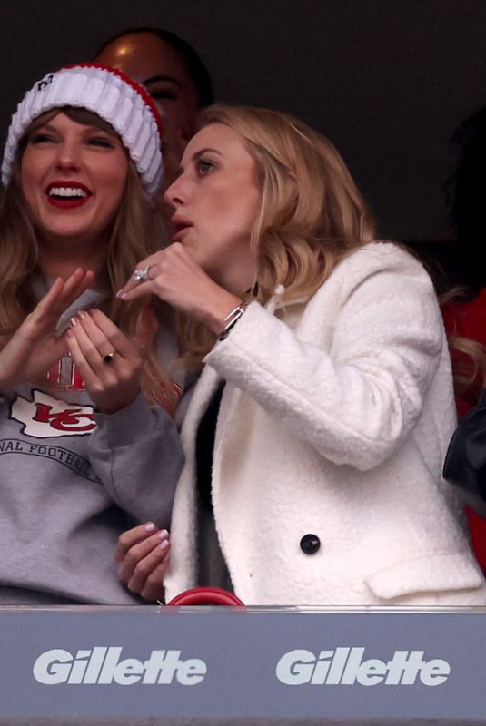 TAYLOR SWIFT at Kansas City Chiefs vs New England Patriots Game in Foxborough 12/17/2023