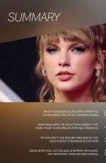TAYLOR SWIFT in Apple Magazine, December 2023