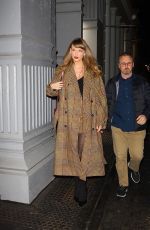 TAYLOR SWIFT Out for Dinner in New York 12/05/2023