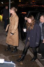 TAYLOR SWIFT, SELENA GOMEZ, KELEIGH SPERRY and MILES TELLER Night Out in New York 12/12/2023