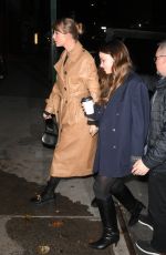 TAYLOR SWIFT, SELENA GOMEZ, KELEIGH SPERRY and MILES TELLER Night Out in New York 12/12/2023