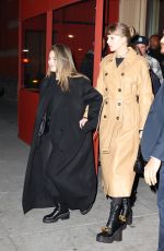 TAYLOR SWIFT, SELENA GOMEZ, KELEIGH SPERRY and MILES TELLER Night Out in New York 12/12/2023