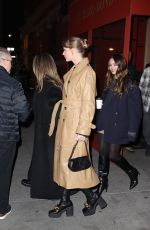 TAYLOR SWIFT, SELENA GOMEZ, KELEIGH SPERRY and MILES TELLER Night Out in New York 12/12/2023