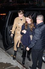 TAYLOR SWIFT, SELENA GOMEZ, KELEIGH SPERRY and MILES TELLER Night Out in New York 12/12/2023