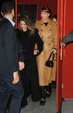 TAYLOR SWIFT, SELENA GOMEZ, KELEIGH SPERRY and MILES TELLER Night Out in New York 12/12/2023