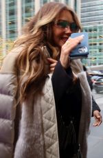 THALIA Arrives at Rockefeller Plaza in New York 12/05/2023