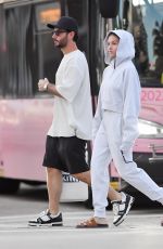 THYLANE BLONDEAU and Benjamin Attal Out in Miami Beach 12/27/2023