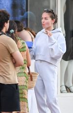 THYLANE BLONDEAU and Benjamin Attal Out in Miami Beach 12/27/2023