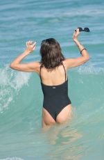 THYLANE BLONDEAU in Swimsuit at a Beach in Miami 12/26/2023