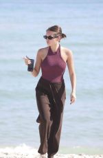 THYLANE BLONDEAU Out with Friends at a Beach in Miami 12/27/2023
