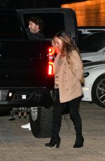 TIA BLANCO Out for Early Holiday Dinner in Beverly Hills 12/23/2023