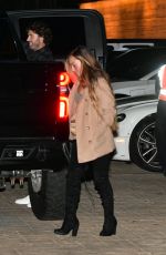 TIA BLANCO Out for Early Holiday Dinner in Beverly Hills 12/23/2023