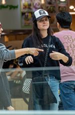 TIFFANI THIESSEN Enjoys Family Shopping at Westfield Mall in Woodland Hills 12/26/2023
