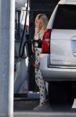 TORI SPELLING at a Gas Station in Woodland Hills 12/15/2023