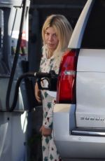 TORI SPELLING at a Gas Station in Woodland Hills 12/15/2023