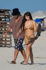 TYSON SALOMON in in Bikini at a Beacg in Miami 12/28//2023