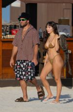 TYSON SALOMON in in Bikini at a Beacg in Miami 12/28//2023