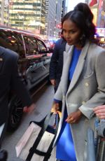 UBAH HASSAN Leaves NBC Studios in New York 12/20/2023