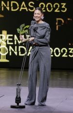 URSULA CORBERO at Ondas Awards 2023 at Gran Teatre Del Liceu in Barcelona 11/22/2023