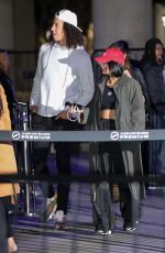 VANESSA HUDGENS Arrives with Friends at Lakers game at Crypto.com Arena in Los Angeles 12/05/2023