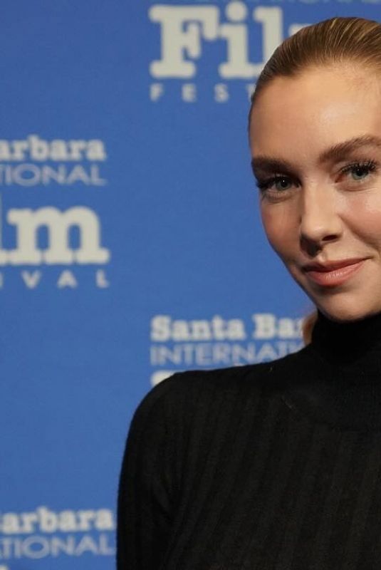VANESSA KIRBY Promotes Napoleon at International Film Festival in Santa Barbara 12/13/2023