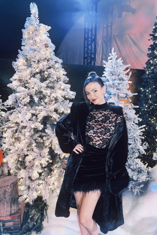 VICTORIA JUSTICA at a Party 12/12/2023