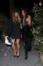 VICTORIA JUSTICE and MADISON REED Leaves Fleur Room in West Hollywood 11/30/2023