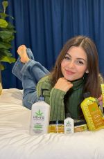 VICTORIA JUSTICE - Hempz Skincare Holiday Campaign 2023