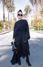 VICTORIA PEDRETTI Arrives at Balenciaga Fall 24 Show in Los Angeles 12/02/2023