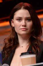 VIRGINIA GARDNER at a Panel at Los Angeles Comic-Con 12/03/2023