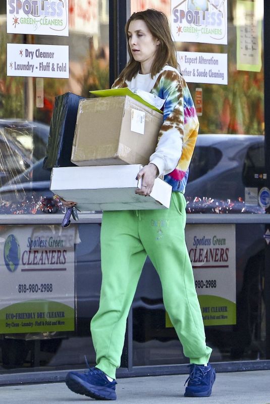 WHITNEY PORT Out Pick up a Package in Studio City 12/16/2023