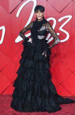 WINNIE HARLOW at Fashion Awards 2023 at Royal Albert Hall in London 12/04/2023